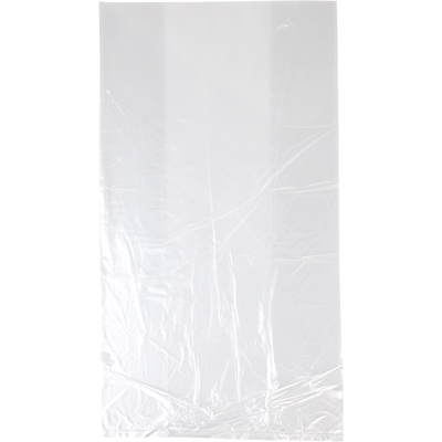 Top Qualität - Tasche | Seitenfaltentasche | HDPE | 28/ 8x56cm | transparent | 5000 Stück