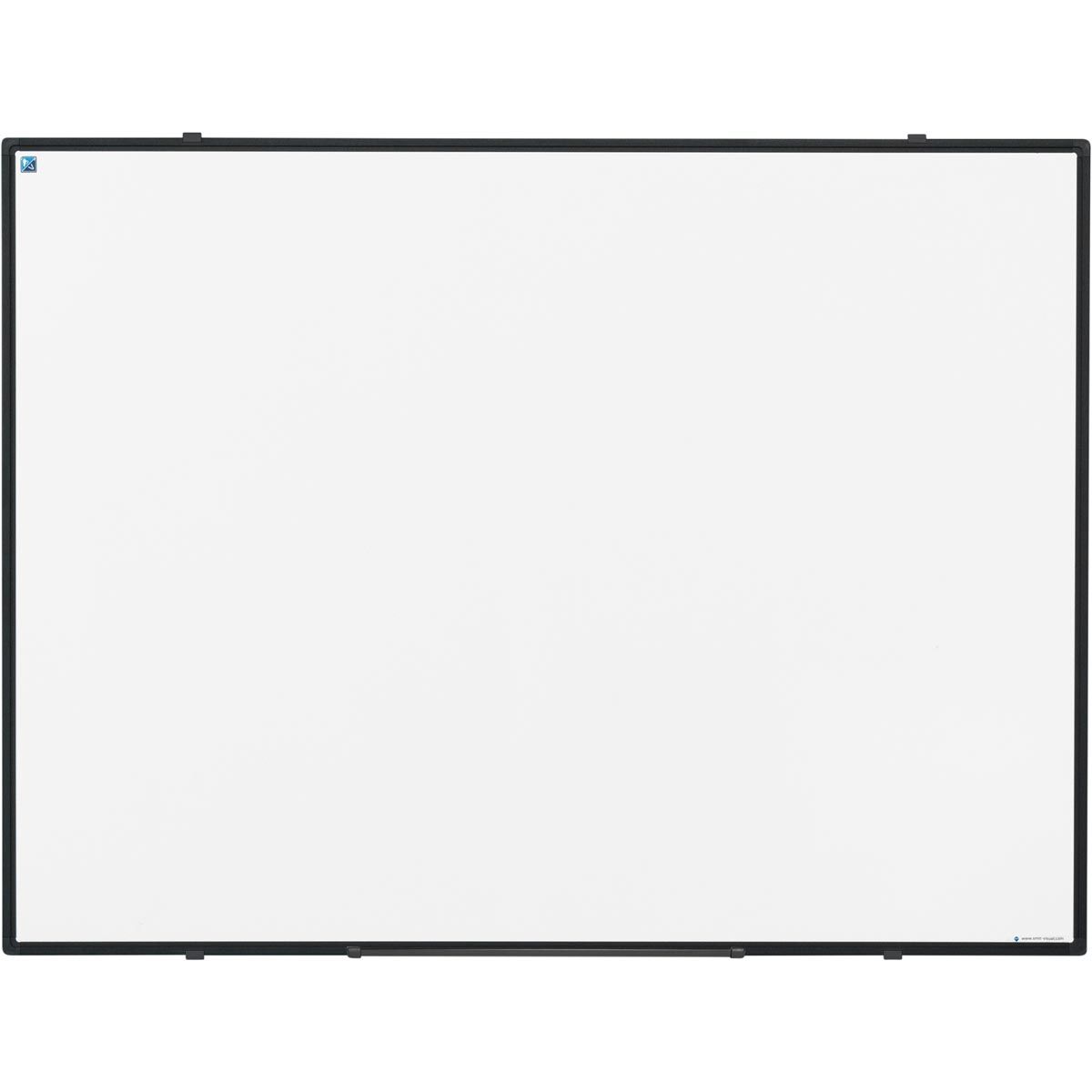 Smit Visual -  Softline whiteboard, emaille, magnetisch, zwart profiel, 120 x 90 cm