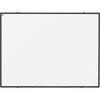 Smit Visual -  Softline whiteboard, emaille, magnetisch, zwart profiel, 120 x 90 cm