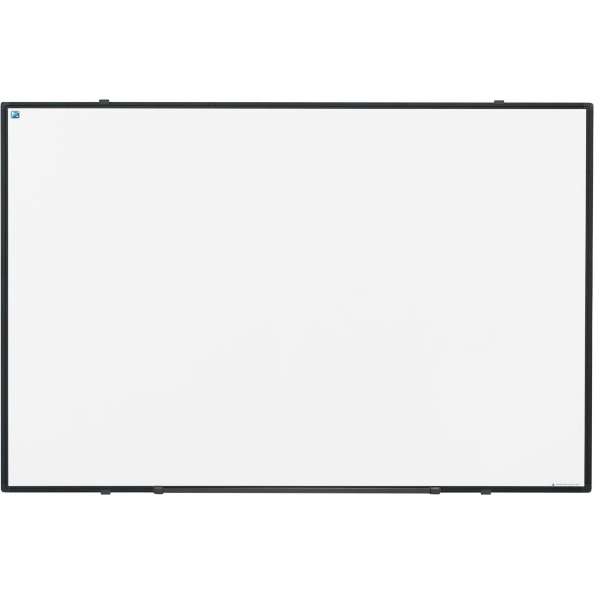 Smit Visual -  Softline whiteboard, emaille, magnetisch, zwart profiel, 90 x 60 cm