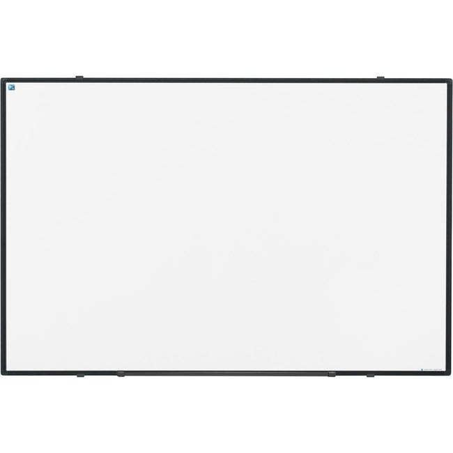 Smit Visual - Softline Whiteboard, Emaille, magnetisch, schwarzes Profil, 90 x 60 cm