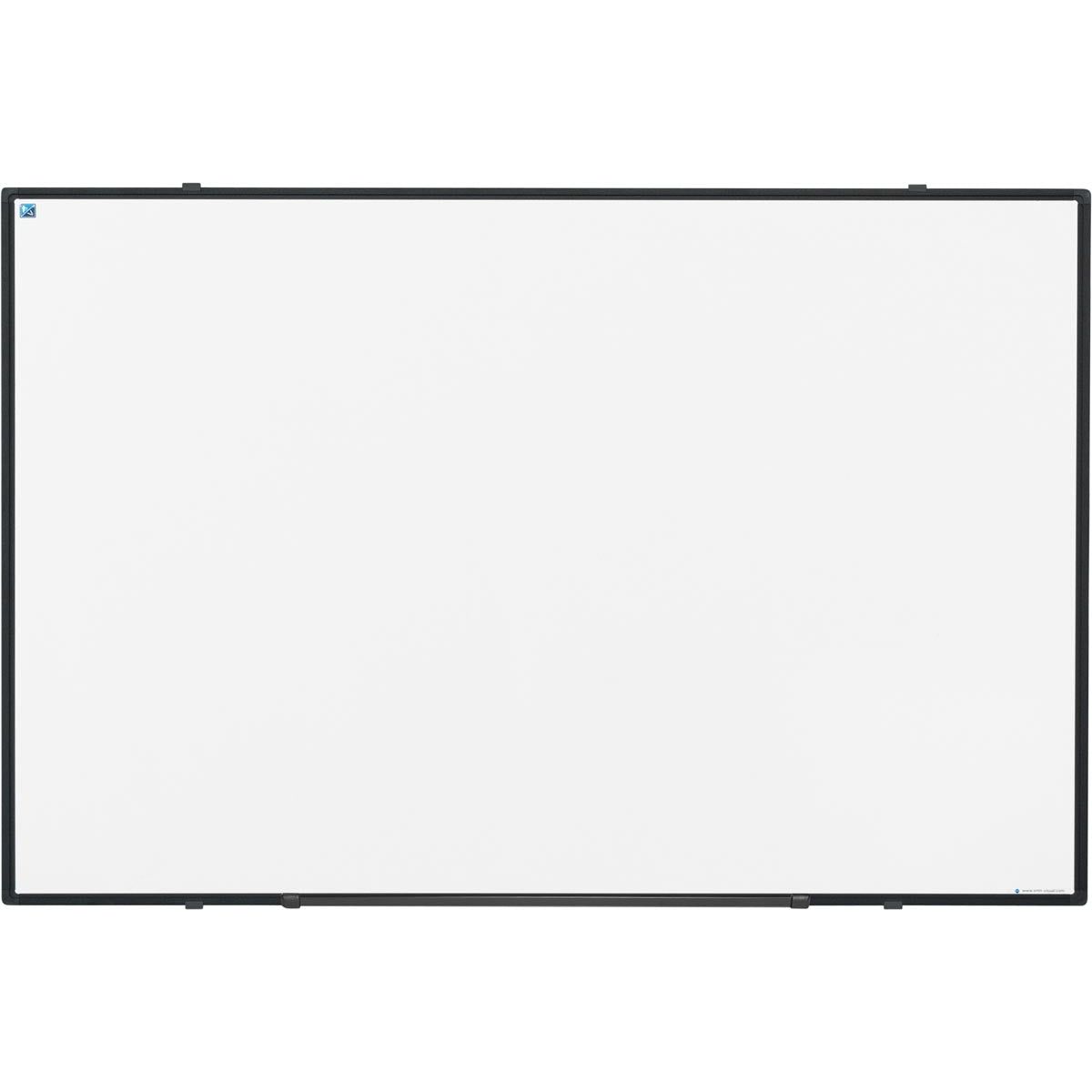 Smit visuell - Softline -Whiteboard, Emaille, Magnet-, Schwarzprofil, 60 x 90 cm