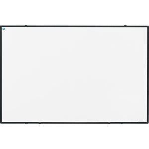 Smit Visual - Softline Whiteboard, Emaille, magnetisch, schwarzes Profil, 90 x 60 cm