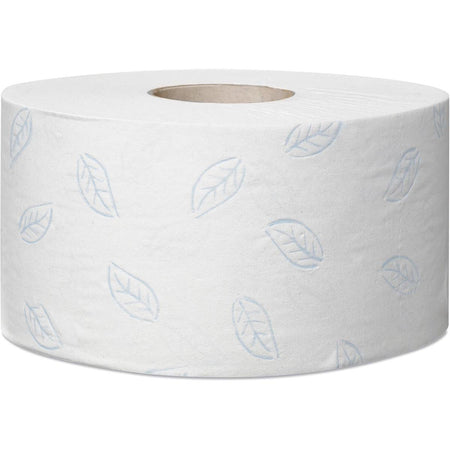 Tork - Mini rouleau jumbo de papier toilette souple, 2 épaisseurs, système T2, blanc