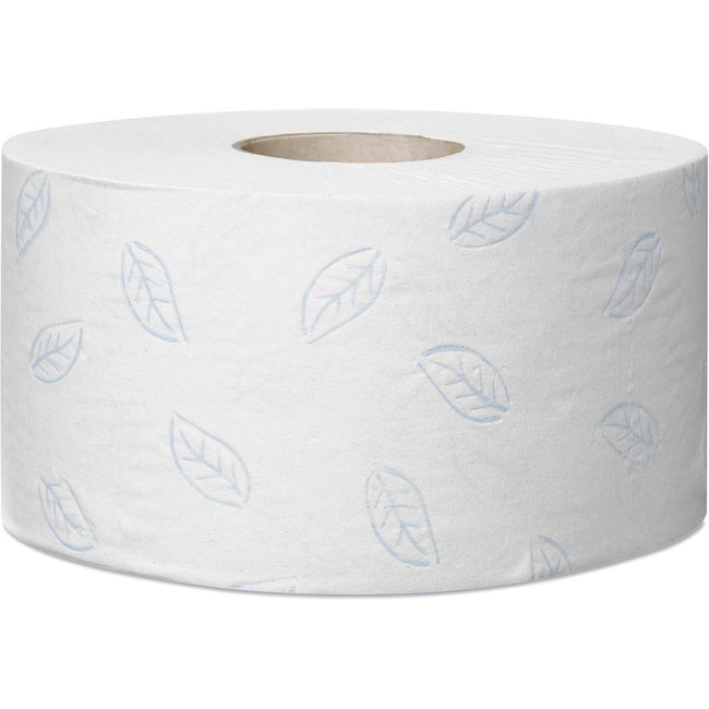 Tork - Mini rouleau jumbo de papier toilette souple, 2 épaisseurs, système T2, blanc