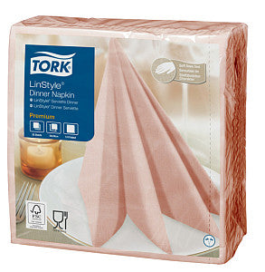 Tork-Dinnervet Linstyle® 1/4 1 couche à 1 couche 50 morceaux de rouge corail