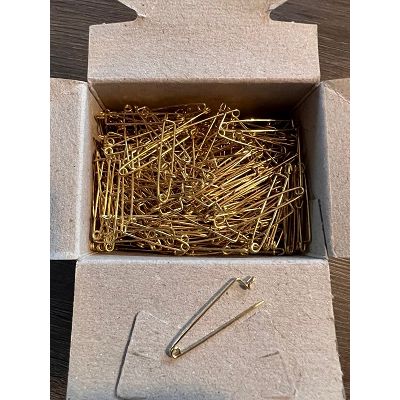 Klika - Épingles de corsage 30 mm en laiton 1000 pcs. 5 pièces