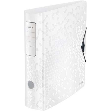 Leitz - Dossier WOW Dos actif de 8,2 cm, blanc