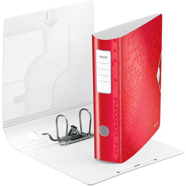 Leitz -  WOW ordner Active rug van 8,2 cm, rood