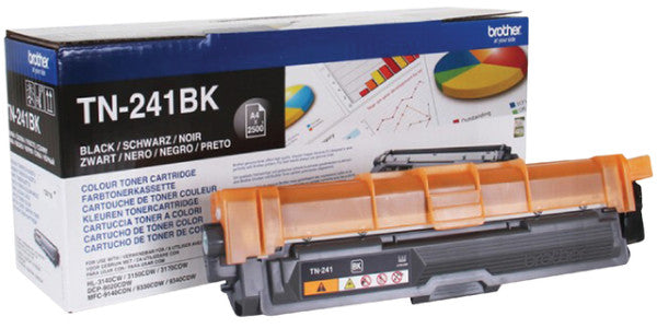 Bruder - Toner, 2.500 Seiten, OEM TN -241BK, Schwarz