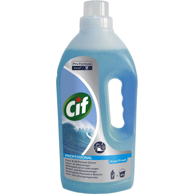 Cif - nettoyant tout usage océan frais, bouteille de 1 litre