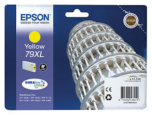 EPSON - Inkcartridge 79xl, 2 000 pages, OEM C13T79044010, Geel