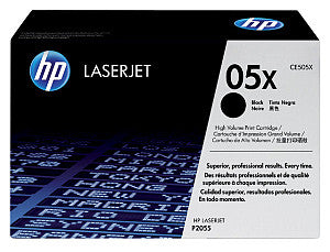 HP - toner 05X, 6 500 pagina's, OEM CE505X, zwart