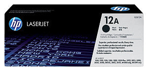 HP - Toner 12A, 2 000 pages, OEM Q2612A, noir