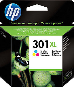 HP - inktcartridge 301XL, 330 pagina's, OEM CH564EE, 3 kleuren