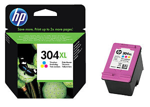 HP - Inkcartridge 304xl, 300 pages, OEM N9K07AE, 3 couleurs