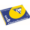 Clairefontaine - Trophée tel, papier coloré, A3, 160 g, 250 feuilles, jaune doré