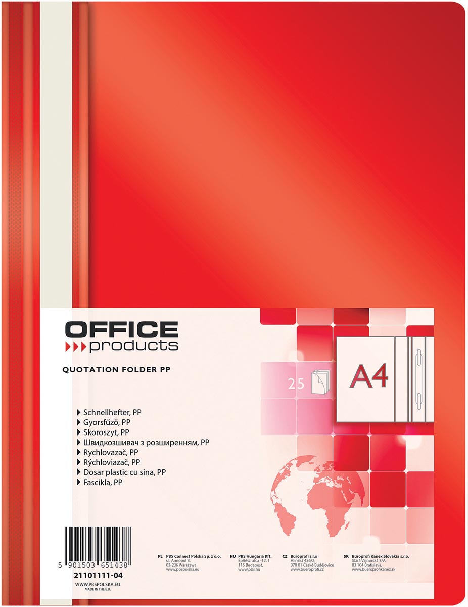 Produits OFFICE - dossier de réparation rapide, rouge