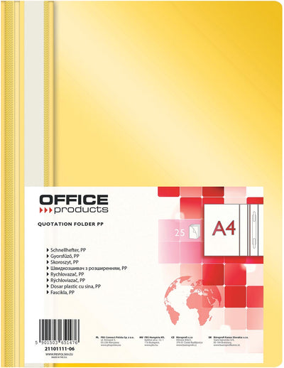 OFFICE products -   snelhechtmap, geel