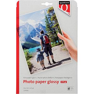 Quantore - Papier photo A4 Gloss 50 Feuille 250gr