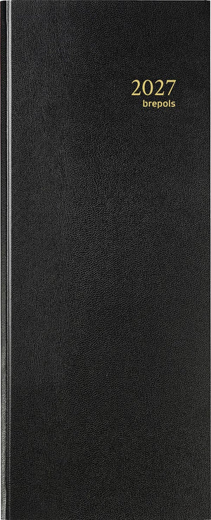 Brepols - Agenda 2026 Saturn Lima 1 jour/1 page noir