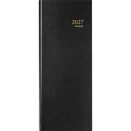 Brepols - Agenda 2026 Saturn Lima 1 jour/1 page noir