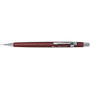 Pentel - Vulpotlood  p205 hb 0.5mm rood | 12 stuks