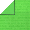 Klika - Papier cadeau Papier cadeau Polices vertes sur vert pomme nervuré 70 cm