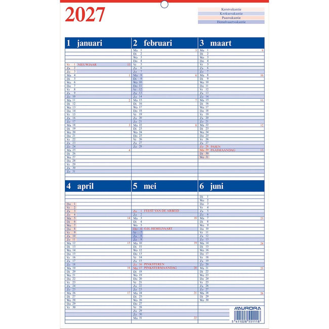 Aurora - Memento 10 Néerlandais, 2026
