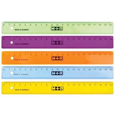 M+R - latte en plastique, couleurs assorties, 20 cm