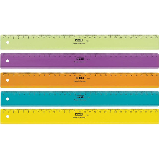 M+R - Lamelle, aus Kunststoff, in verschiedenen Farben, 30 cm