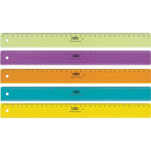 M+R -   lat, uit plastic, in geassorteerde kleuren, 30 cm
