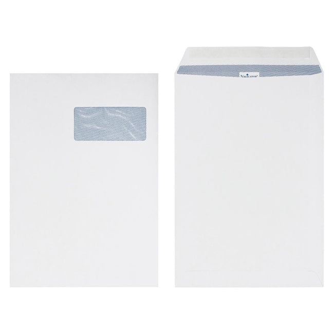 Navigator - Enveloppes de poche FT 229 x 324 mm, avec fenêtre à droite (ft 50 x 110 mm), boîte de 250 pièces