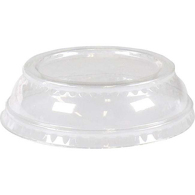 Klika -  Deksel | shaker | 3-in-1-concept | Gerecycled PET | plat dome | Ø93mm | 20mm | transparant | 1000 stuks