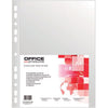 OFFICE products -   geperforeerde showtas, A4, 40 micron, gekorreld, pak van 100 stuks