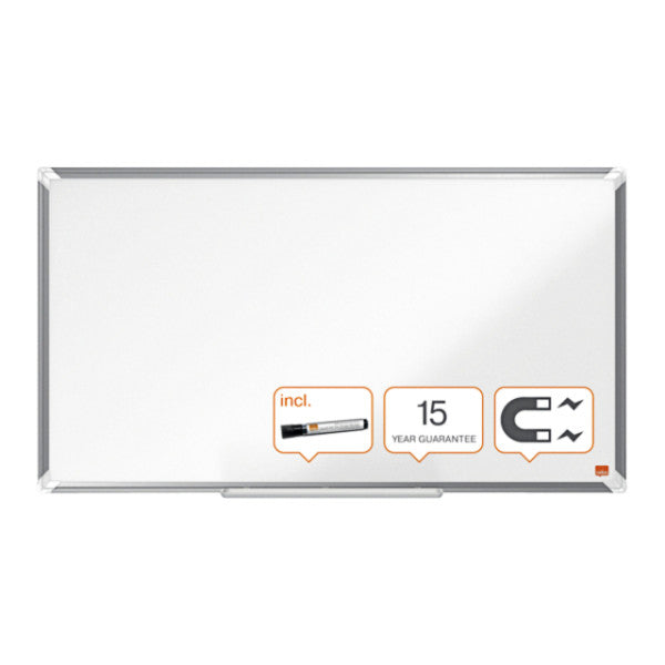 Nobo - Whiteboard  premium plus 890x500mm staal