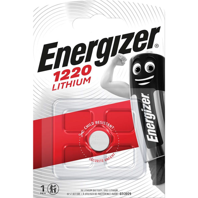 Energizer - Knopfzelle CR1220, im Blister