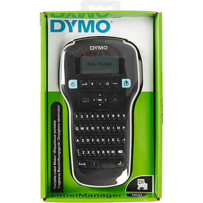 Dymo - Imprimante d'étiquettes LabelManager 160 portable qwerty 12mm noir