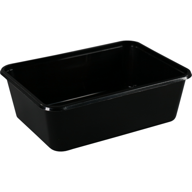 Klika - PP -Injektionsguss -Box 182x135x63mm 1000cc schwarz 500 Stück