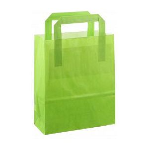 Timmers - Papieren tas 18x08x22cm 50 stuks licht groen