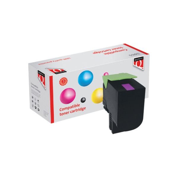 Tonercartridge quanTore Alternative pour lexmark 80c2xm0 rouge