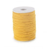 Elastique rond jaune moutarde 2mm x 100 mètres en rouleau