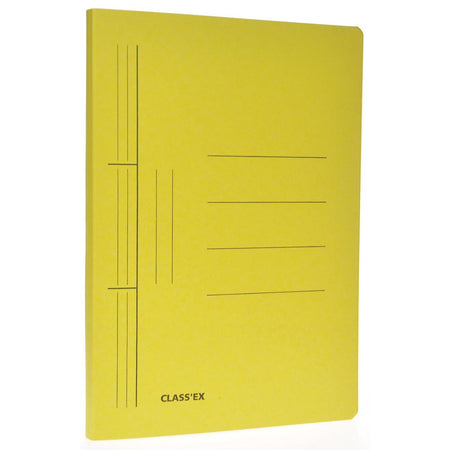 Classex - Dossier adhésif Class'ex, pi 25 x 32 cm (pour pi A4), jaune