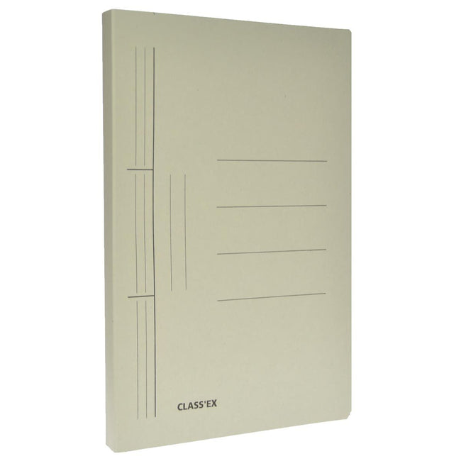 Classex - Dossier adhésif Class'ex, pi 25 x 32 cm (pour pi A4), gris