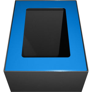 V-part -   top voor modulaire afvalbak 60 l, blauw