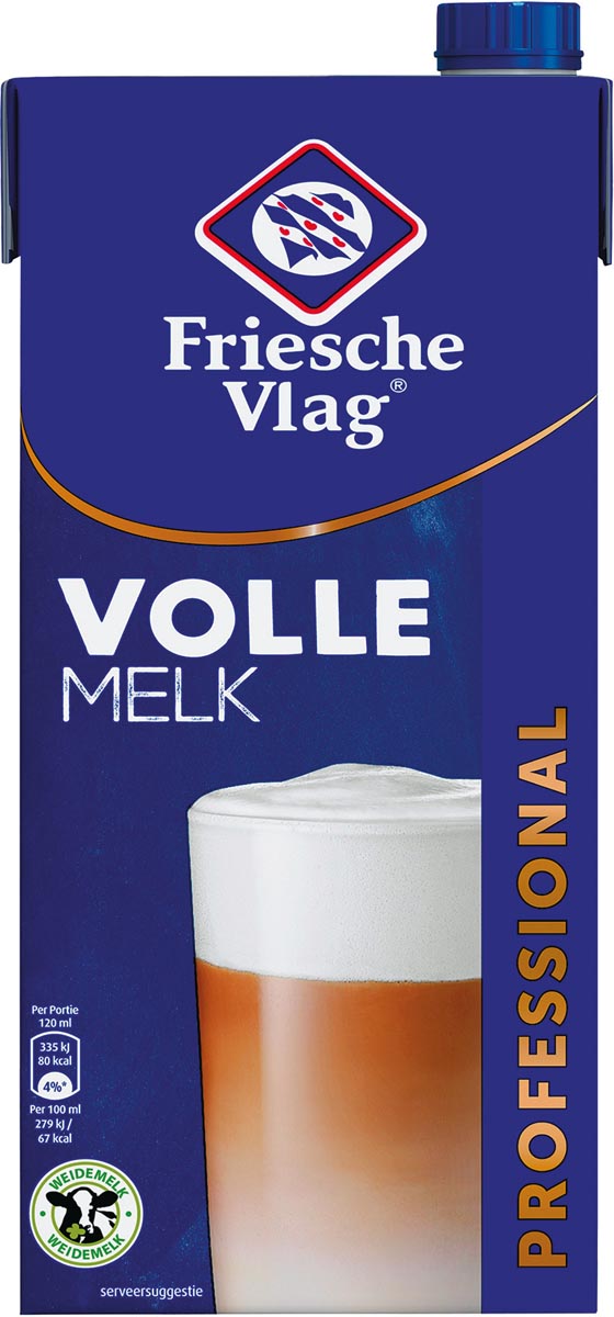 Friesche Vlag - Lait Langlekker, paquet de 1 litre, lait entier