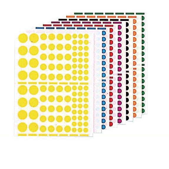 Agipa - Autocollants 1 040 pièces, cercles