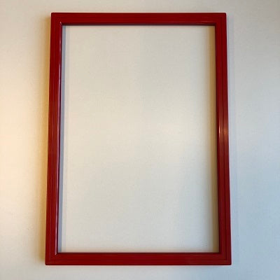 Klika - Preiskartenrahmen A4-plus rotes Laminat