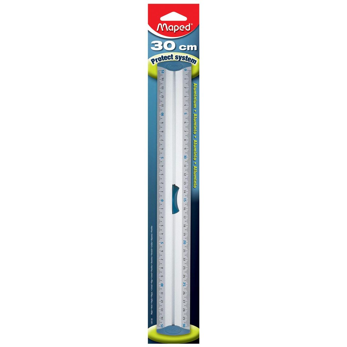 Maped - Lame aluminium, double graduation, 30 cm