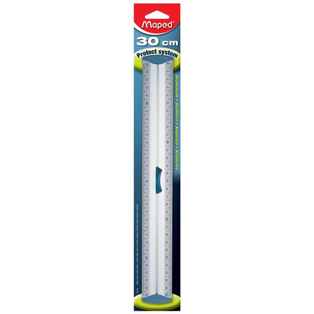 Maped -  lat Aluminium, dubbele graduatie, 30 cm